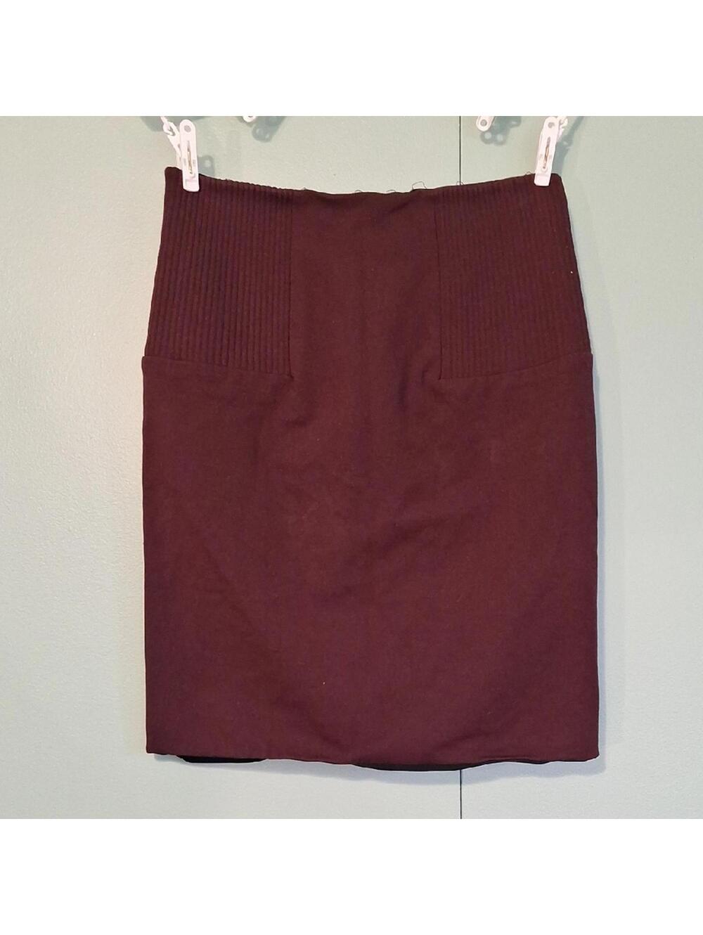 3.1 Phillip Lim Maroon Pencil Skirt Size 4